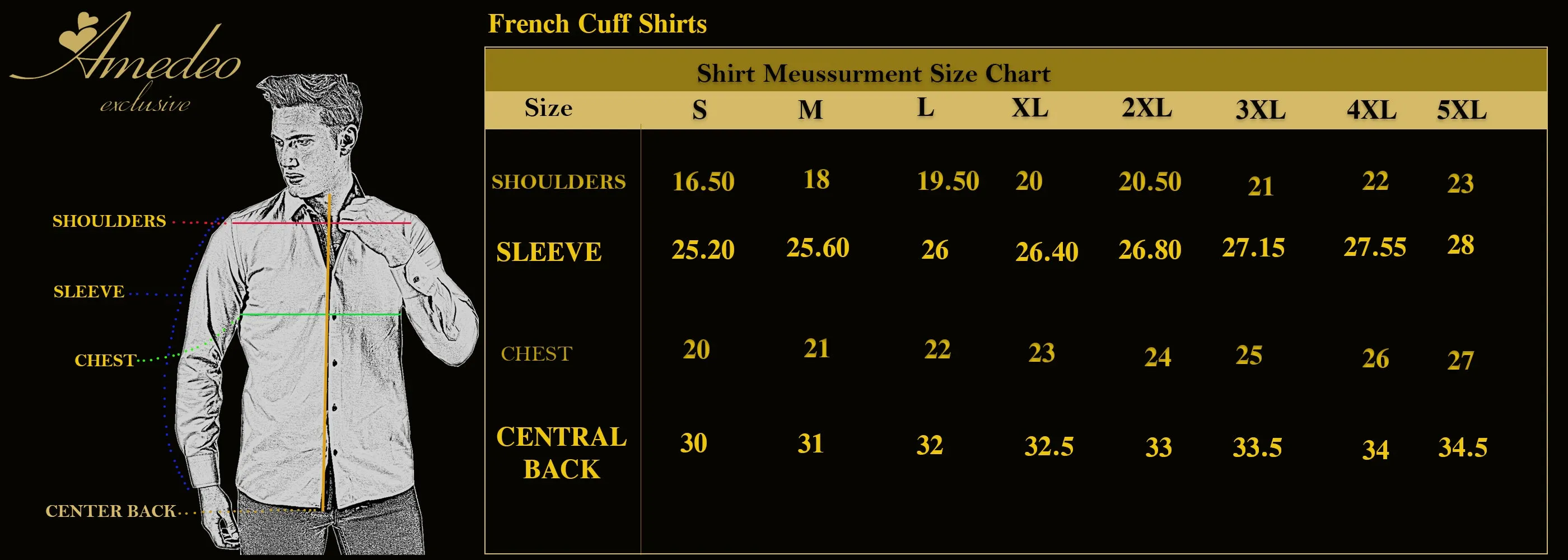 Black and Blue Circles Mens Slim Fit French Cuff Shirts with Cufflink Holes - Casual and Formal